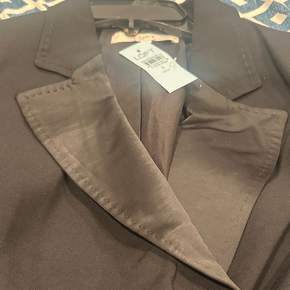NWT LOFT Elegant Black Blazer Dress - Picture 7 of 8